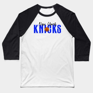 New york knicks Baseball T-Shirt